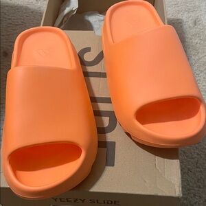 Adidas Yeezy Slide in Vibrant Orange
